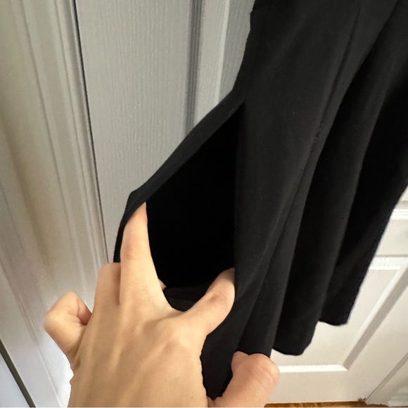 Club Monaco Lily Sleeveless Fit & Flare Black Dress - Picture 8 of 12